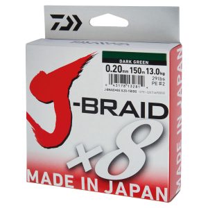 Daiwa J-Braid X8 Dark Green